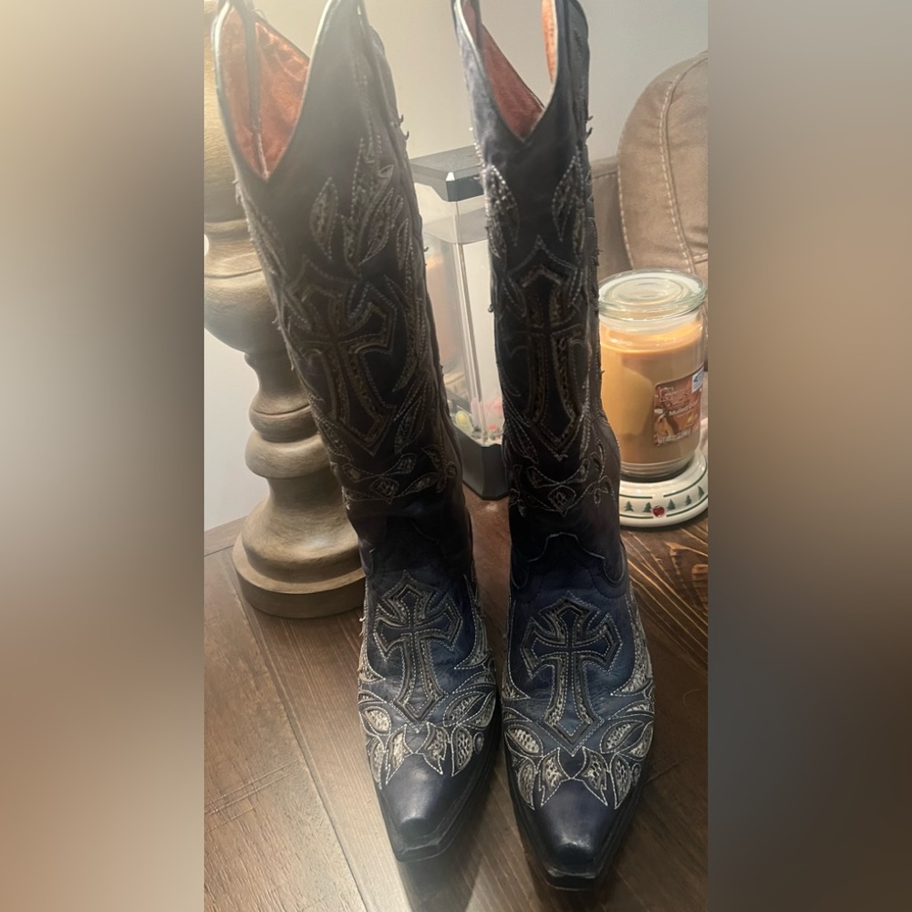 Cowboy Professional Denim Cowgirl Boots